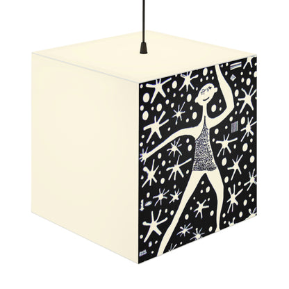 "Dancing Among the Galactic Light" - The Alien Light Cube Lamp