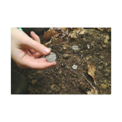 "Coin Questing in the Woods" - The Alien Canva