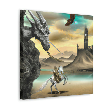 Der Ritter und der Thron des Drachen - The Alien Canva