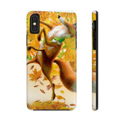 "Autumnal Adventure: A Fox's Mischief" - The Alien Tough Phone Cases