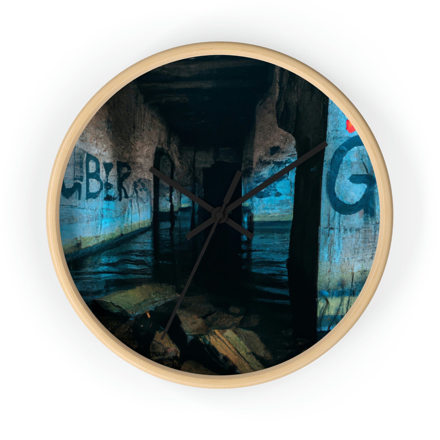 "Buceando las ruinas de la ciudad submarina perdida" - El reloj de pared alienígena