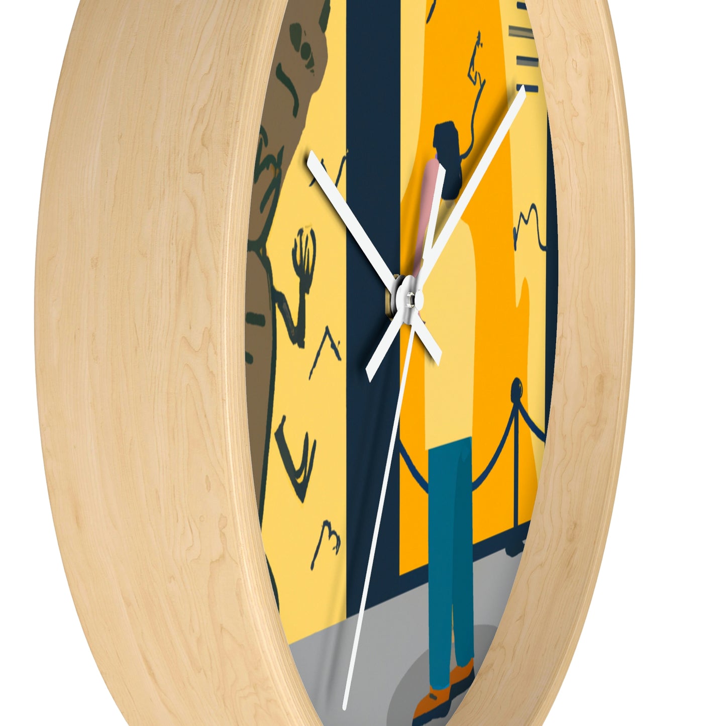 "Escape from the Museum Monster" - The Alien Wall Clock