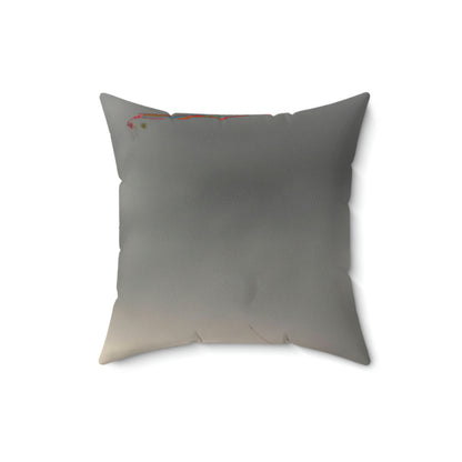 "Daring the Stormy Sky" - The Alien Square Pillow