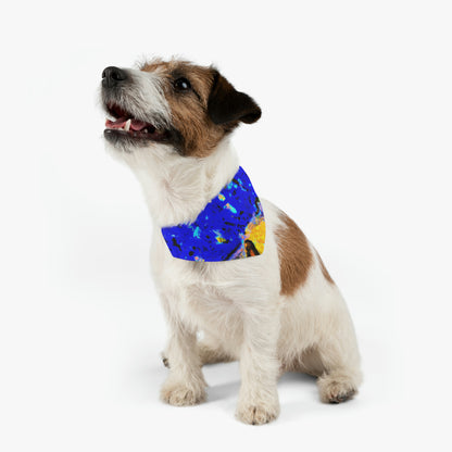 "Enchanted Sands of the Night Sky" - The Alien Pet Bandana Collar