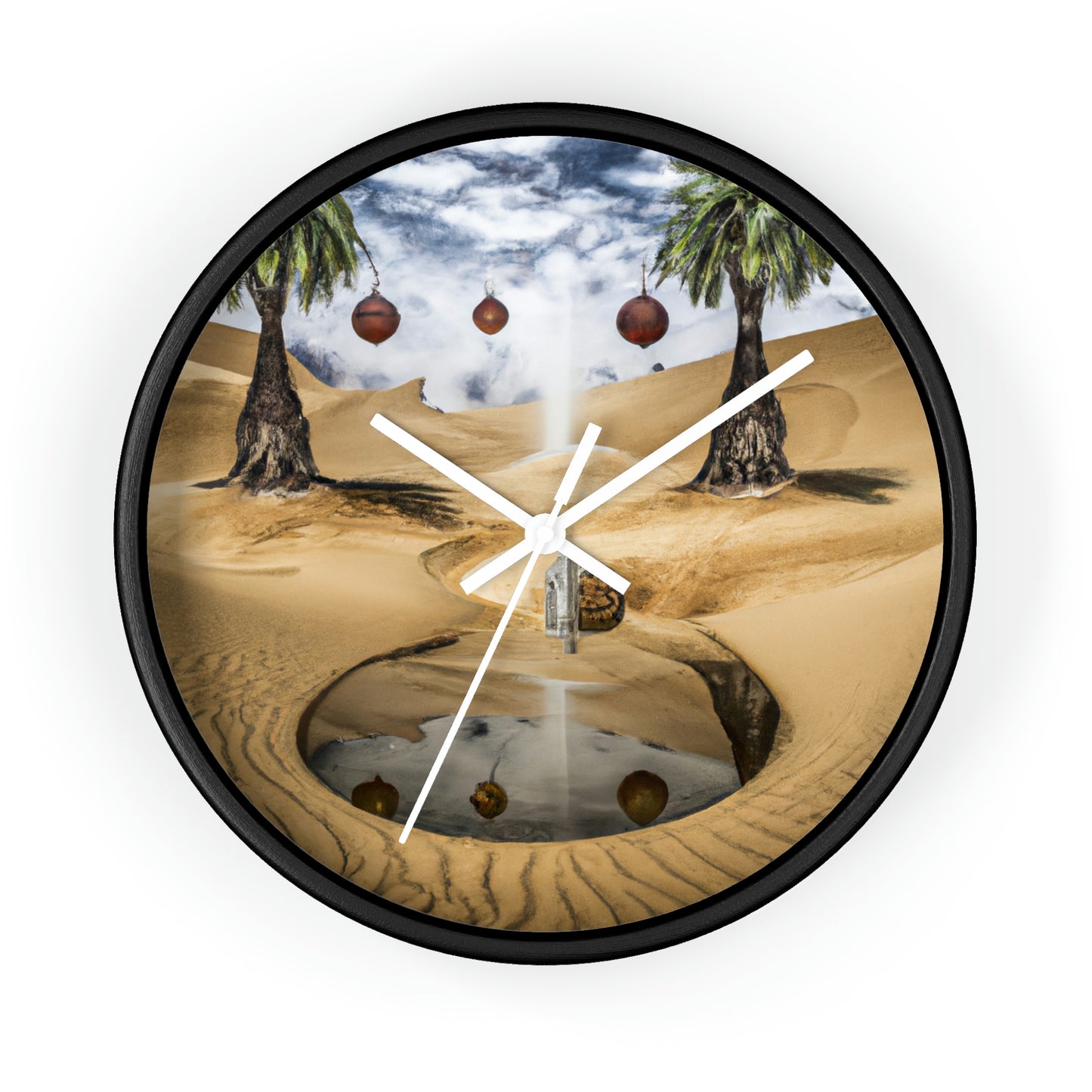 El espejismo de las arenas del desierto - El reloj de pared alienígena