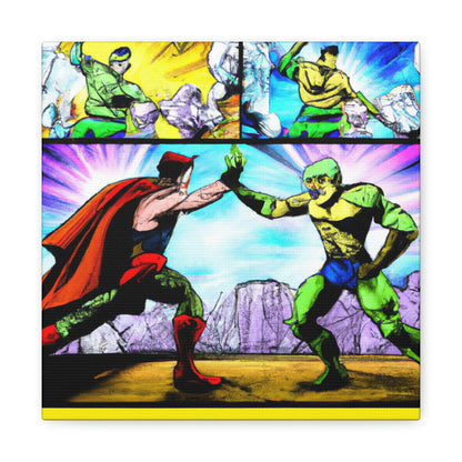 Superhero Showdown! - The Alien Canva