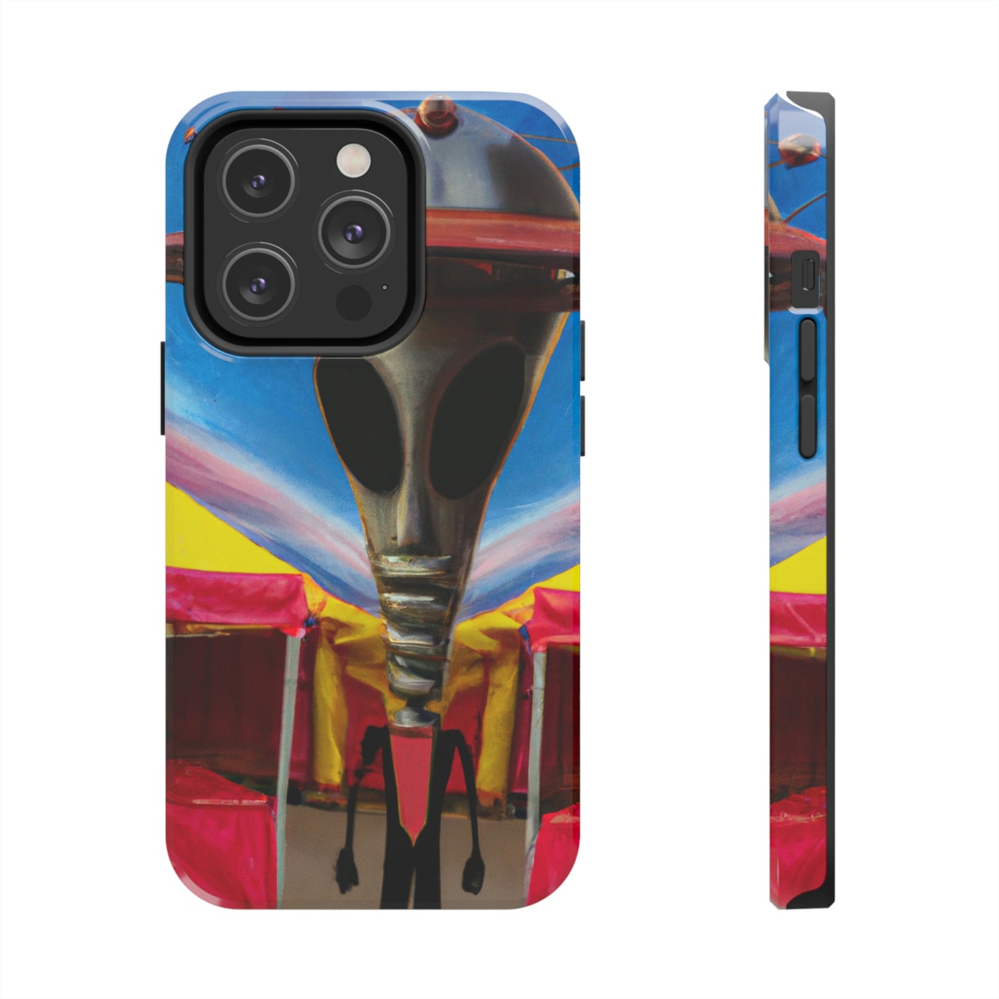 "Fair Invaders: A Cosmic Crash Course" - The Alien Tough Phone Cases