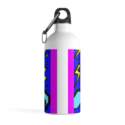 "A Bold Bloom Amidst the Storm" - The Alien Stainless Steel Water Bottle