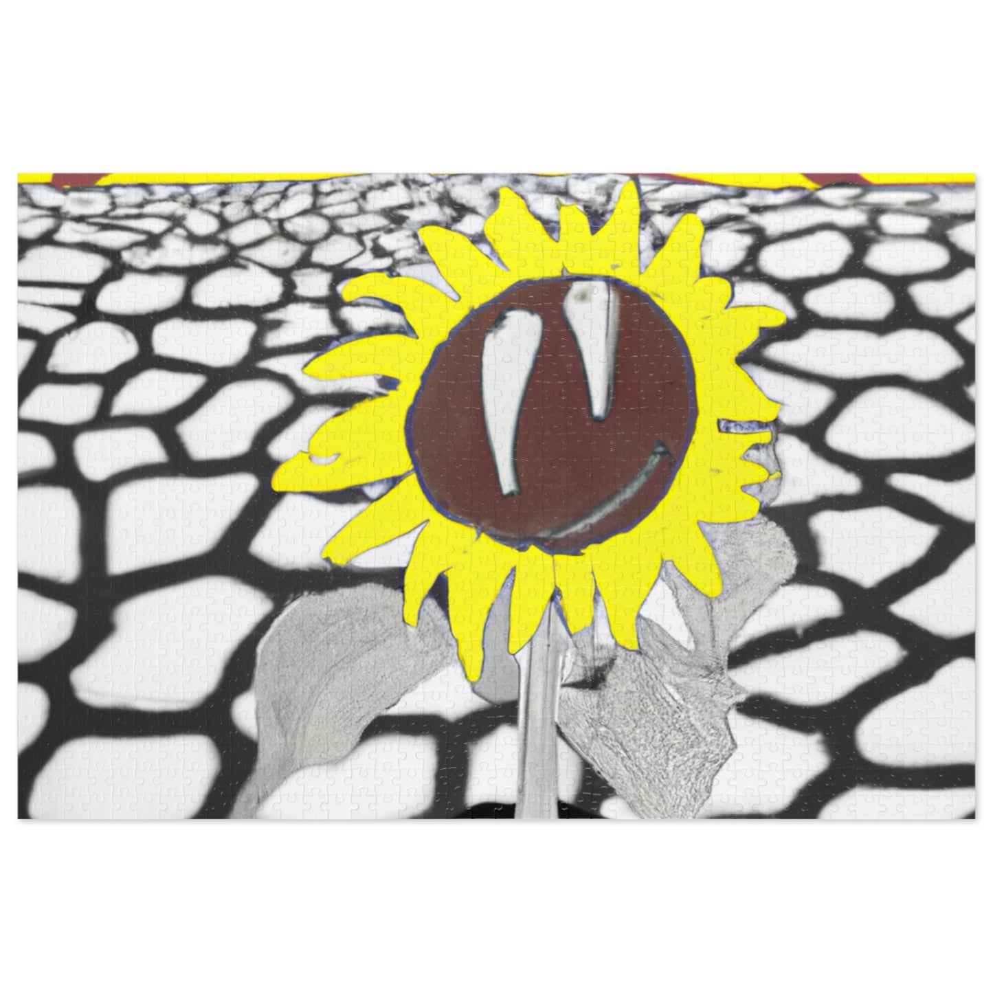 "A Sunflower Withering on a Parched Field" - The Alien Jigsaw Puzzle