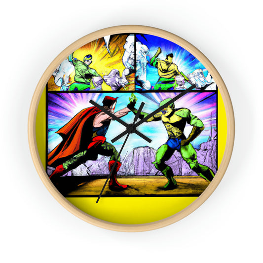 Superhero Showdown! - The Alien Wall Clock