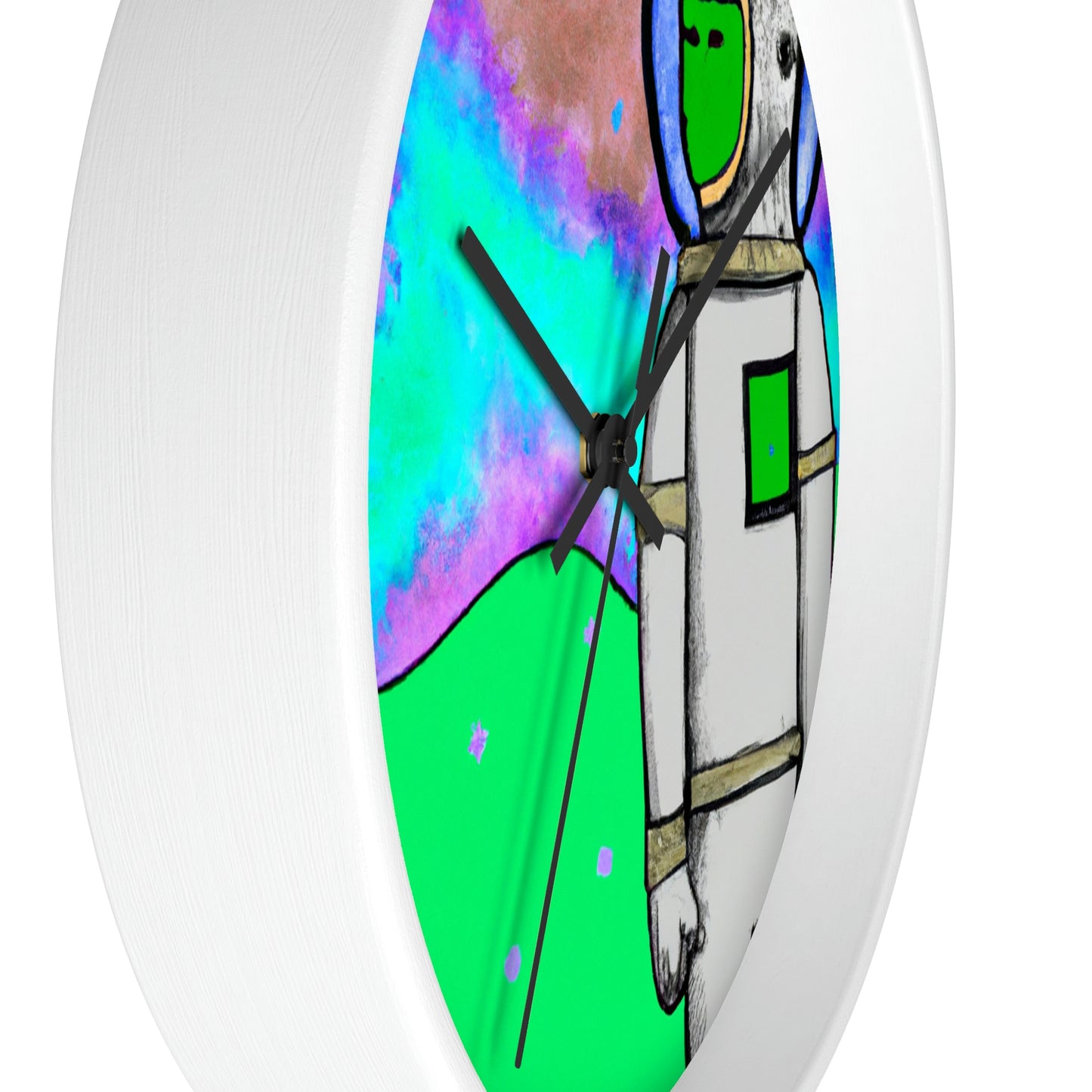 "Alone in the Alien Sky" - The Alien Wall Clock