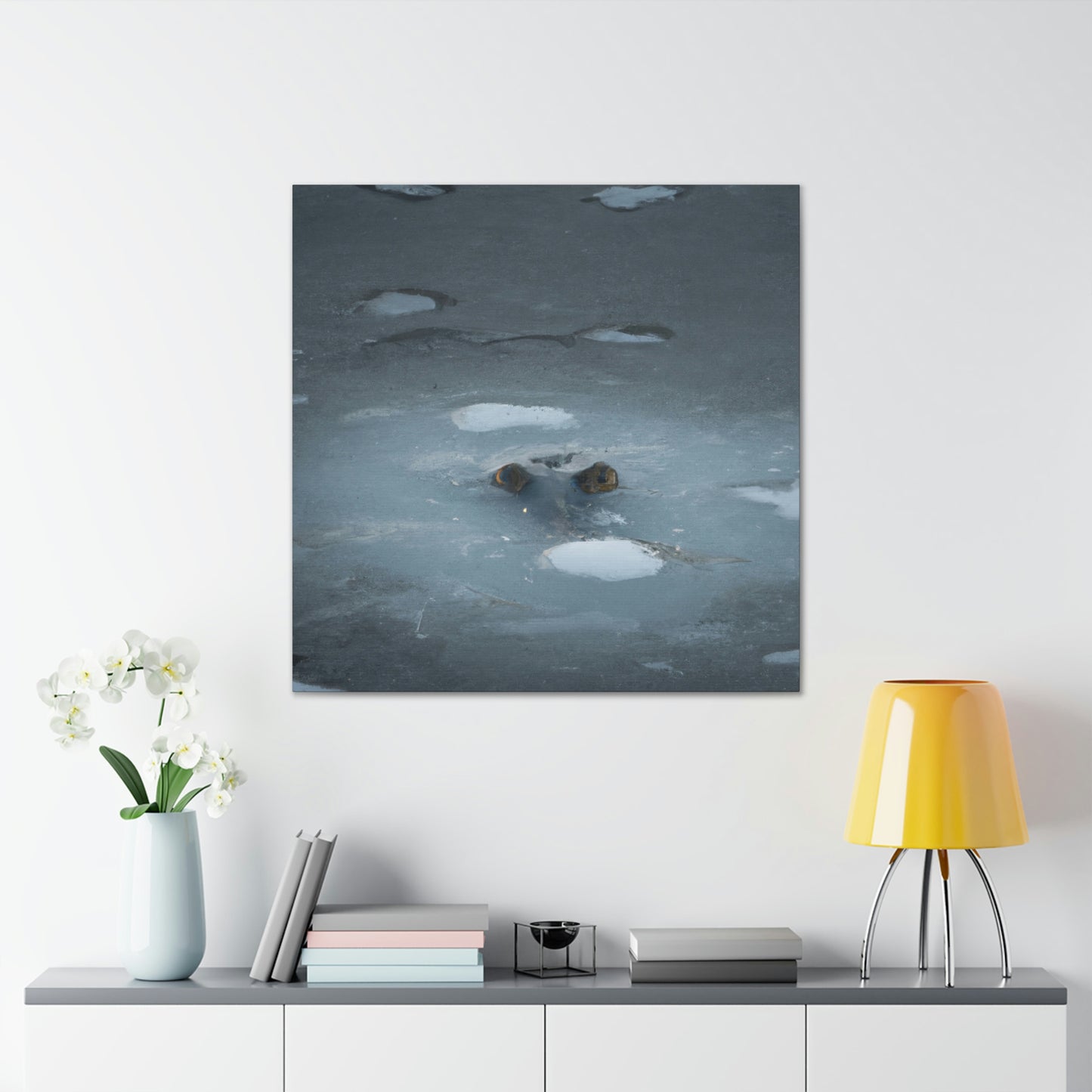 "The Frozen Lake Lurker" - Die Alien-Canva