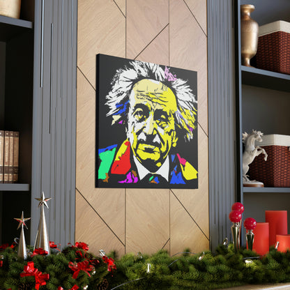 "Albert Einstein: A Pop Art Portrait" - The Alien Canva