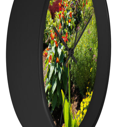 "Garden of Colorful Radiance" - The Alien Wall Clock