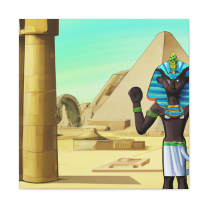 "Chrono-Clashing Pharaohs" - The Alien Canva