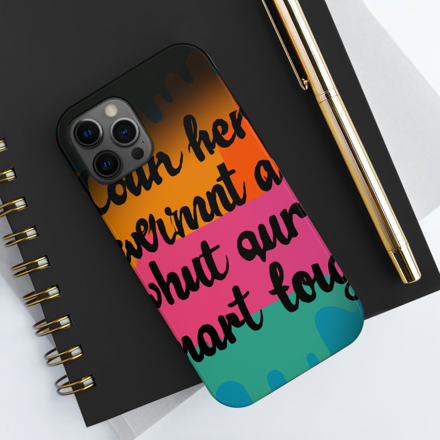 "Brave in the Face of Nightmares" - Die Alien Tough Phone Cases