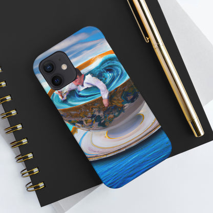 "Adrift in a China Cup: The Story of a Lost Child's Oceanic Adventure" - The Alien Tough Phone Cases