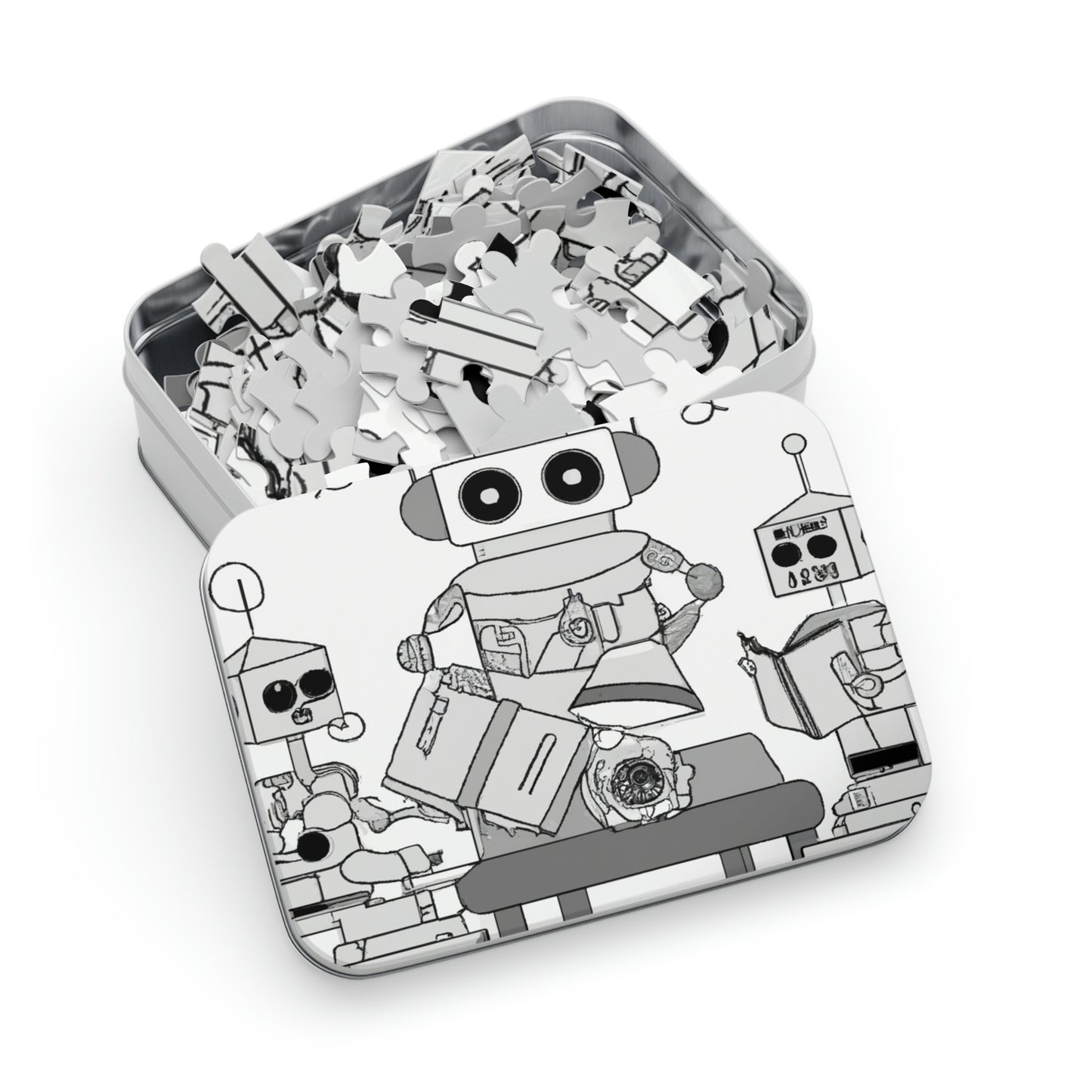 "Robot Search for Power" - The Alien Jigsaw Puzzle