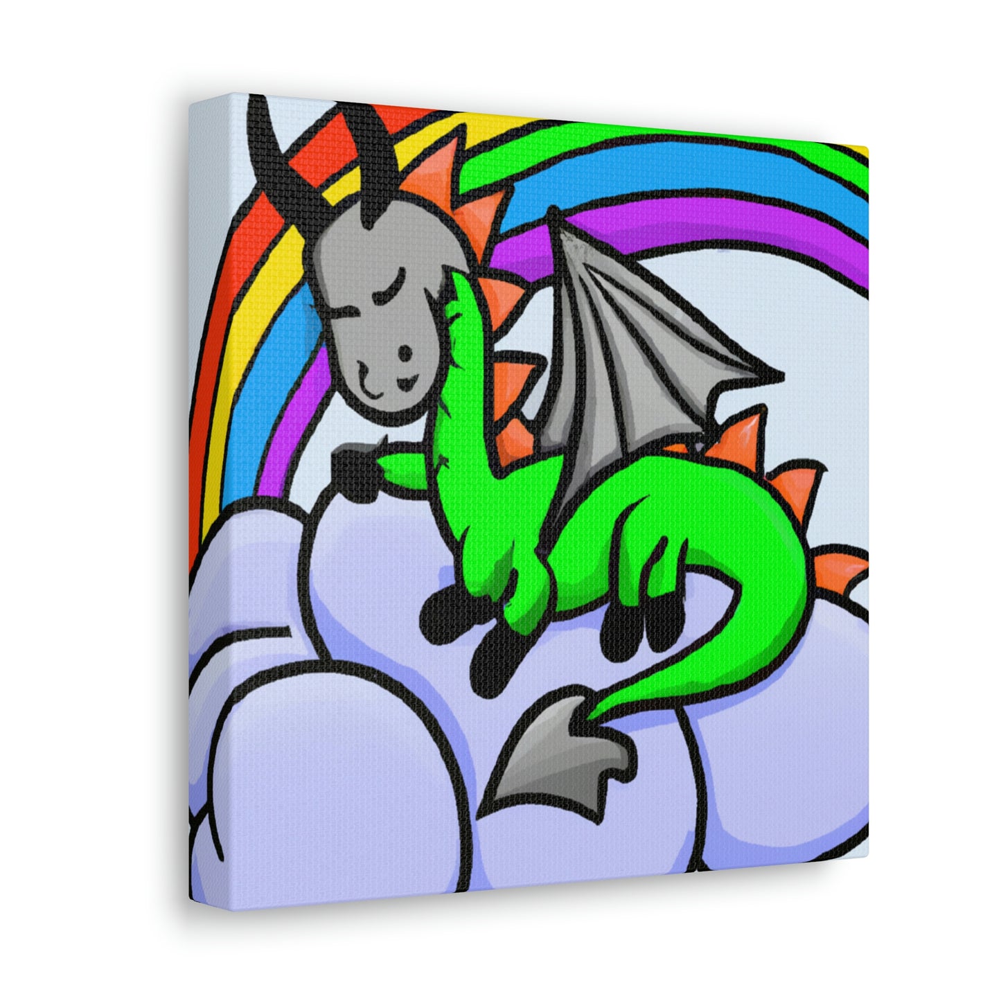 "A Dreamy Dragon's Nap" - The Alien Canva