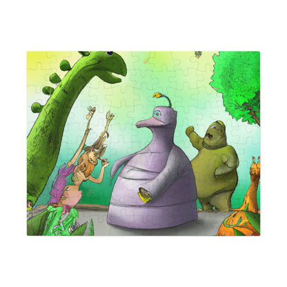 "Intergalactic Zoo Adventures" - The Alien Jigsaw Puzzle