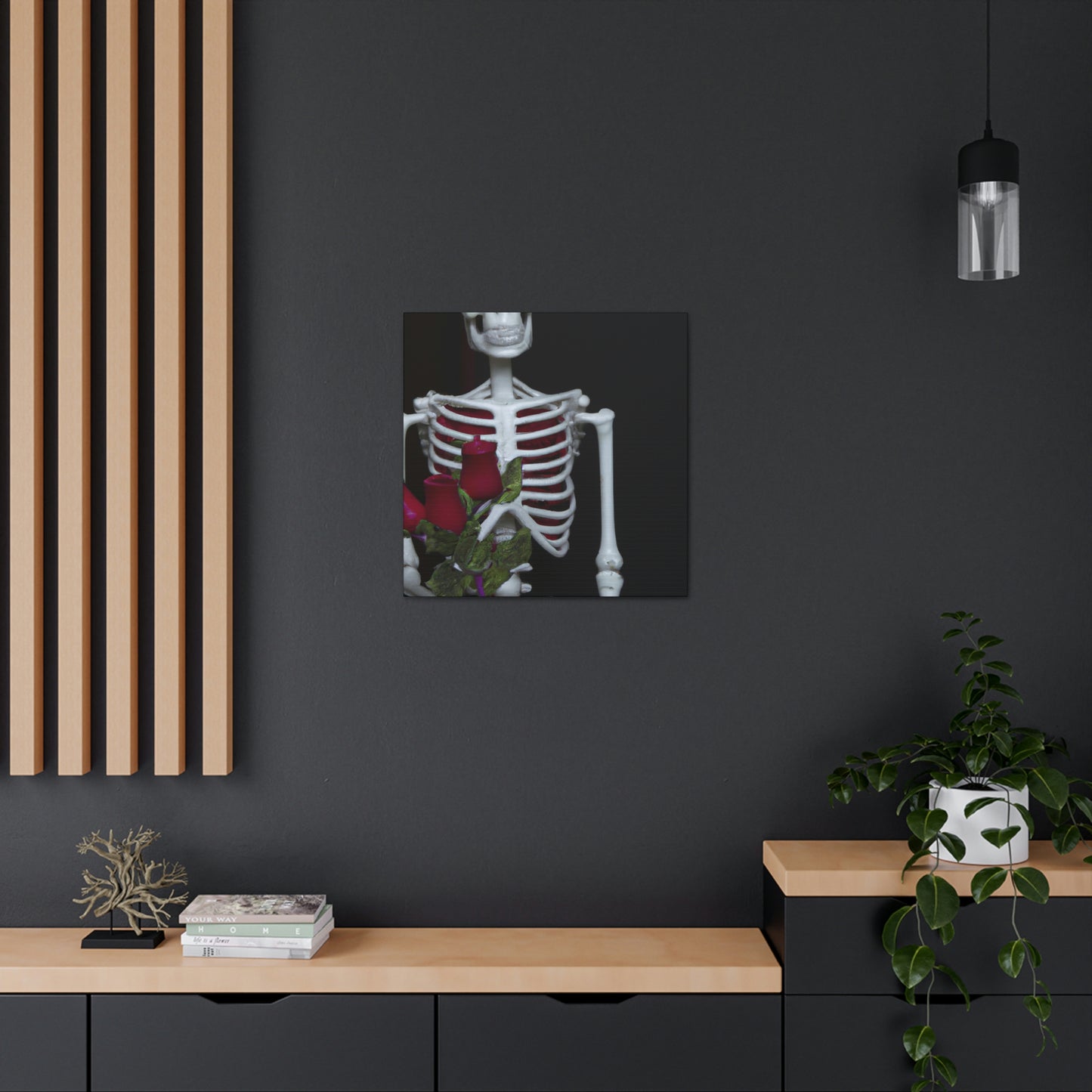 "The Skeletal Romantic" - The Alien Canva