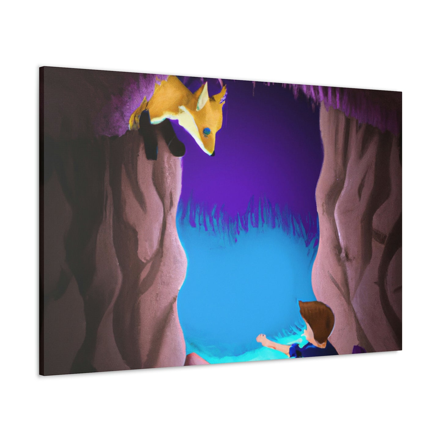 El zorro en la caverna - The Alien Canva