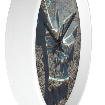 "Glimmer of Broken Glass" - The Alien Wall Clock