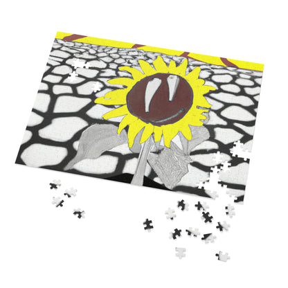 "A Sunflower Withering on a Parched Field" - The Alien Jigsaw Puzzle