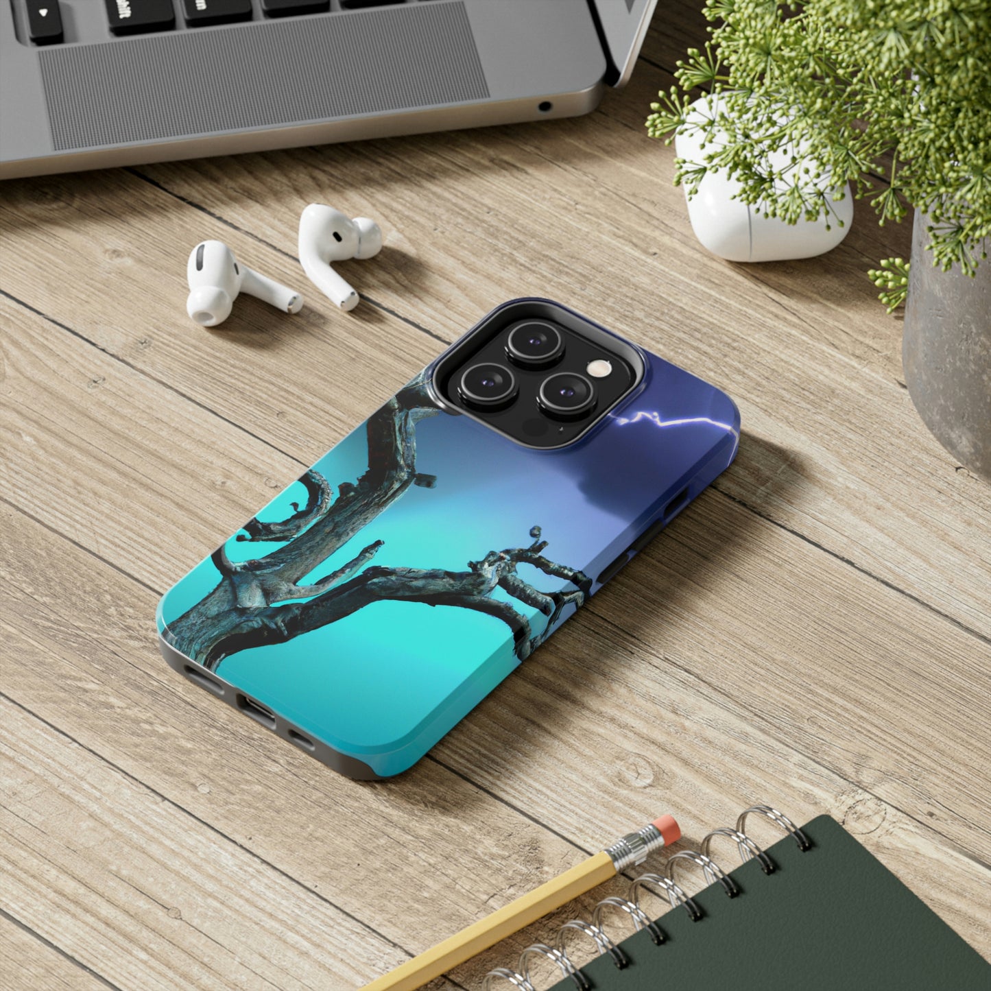 "Alleine gegen den Sturm" - Die Alien Tough Phone Cases