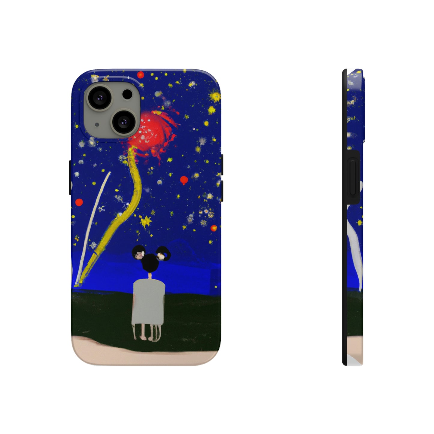 "A Spark of Solitude" - The Alien Tough Phone Cases