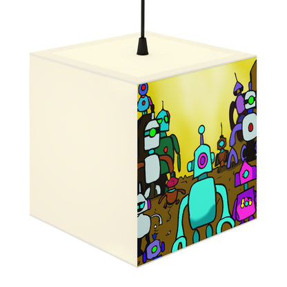 "A Spectrum of Enslaved Machines" - The Alien Light Cube Lamp