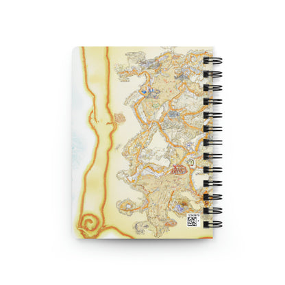 "The Mystical Map of Unfathomable Journeys" - The Alien Spiral Bound Journal