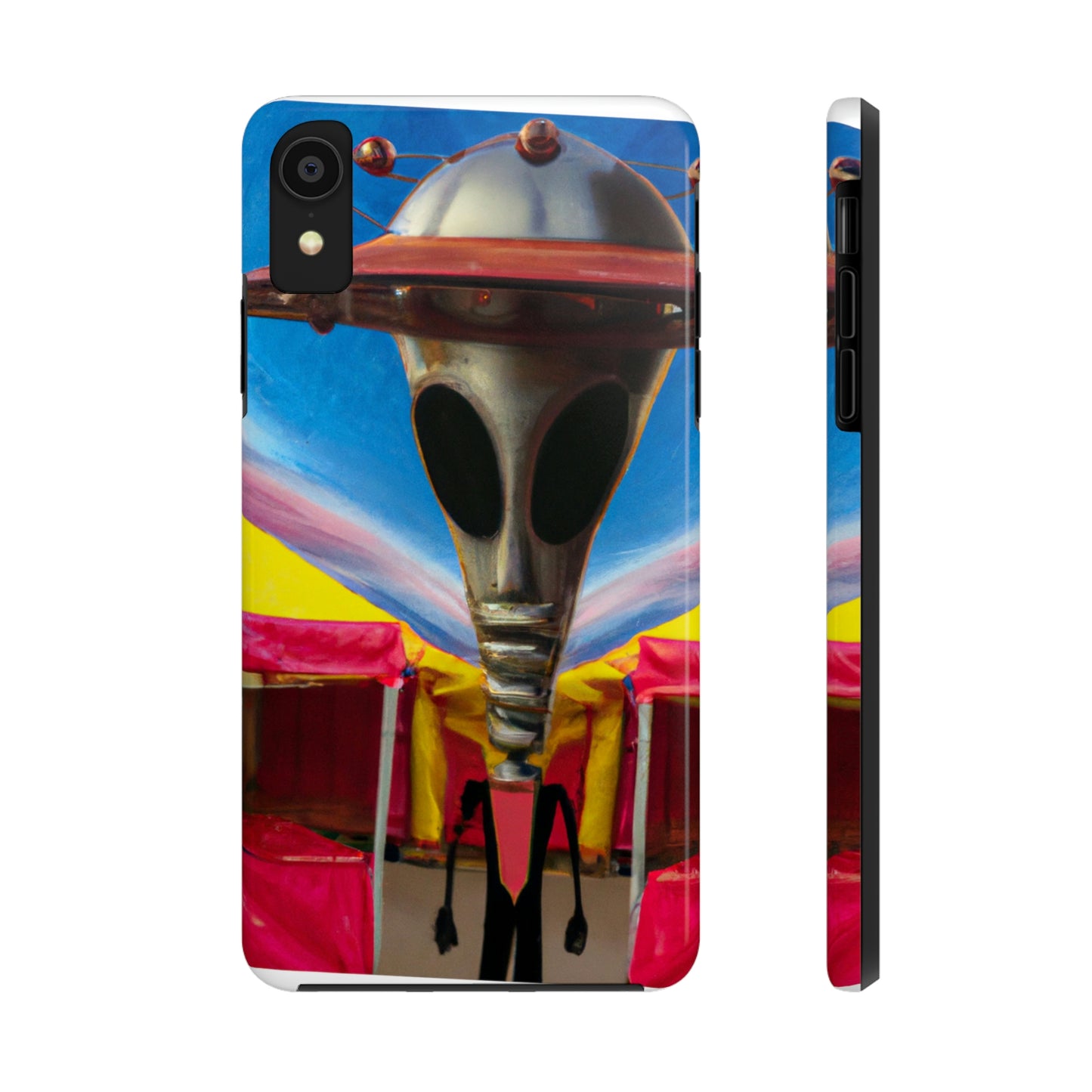 "Fair Invaders: A Cosmic Crash Course" - Die Alien Tough Phone Cases