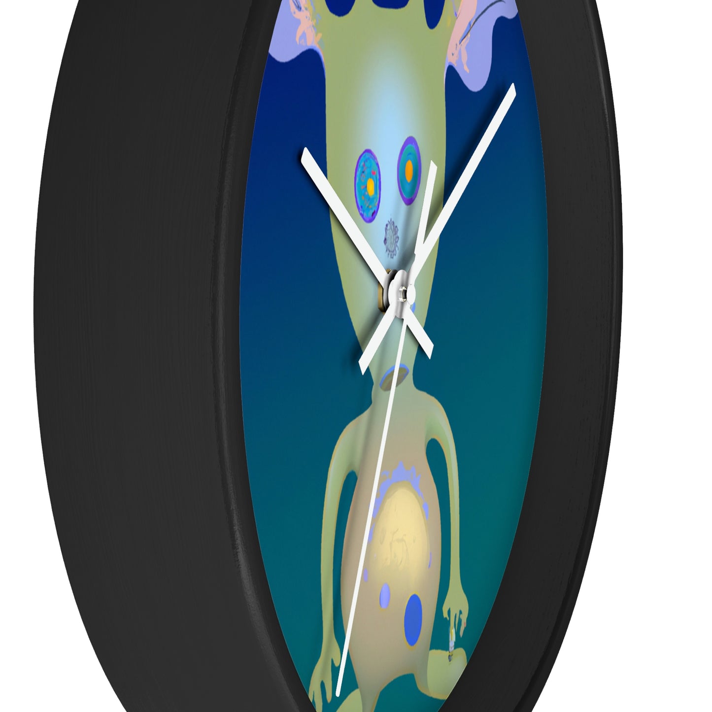 "Creating an Intergalactic Companion: Designing an Alien Pet for Kids" - The Alien Wall Clock