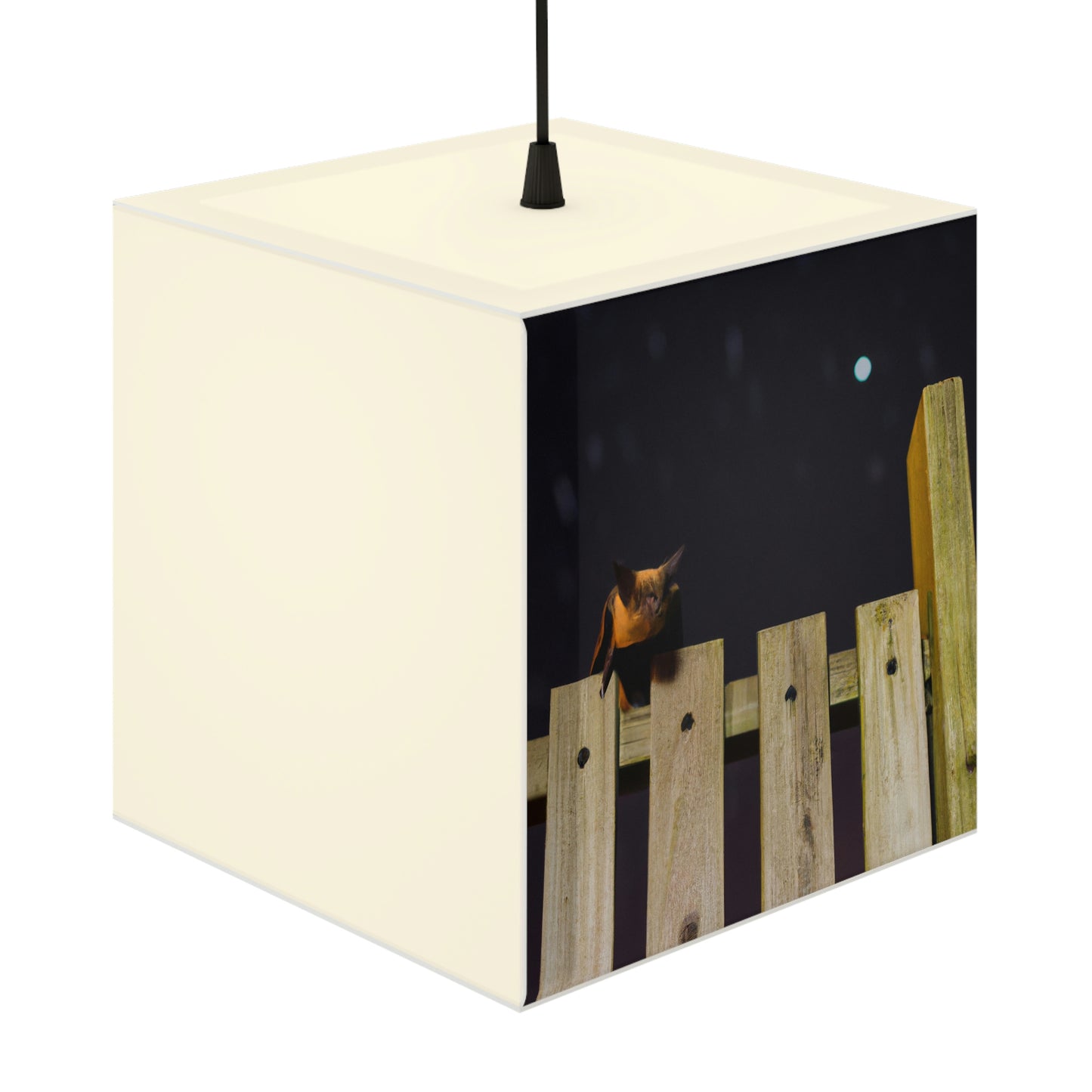 "A Silent Observer" - The Alien Light Cube Lamp