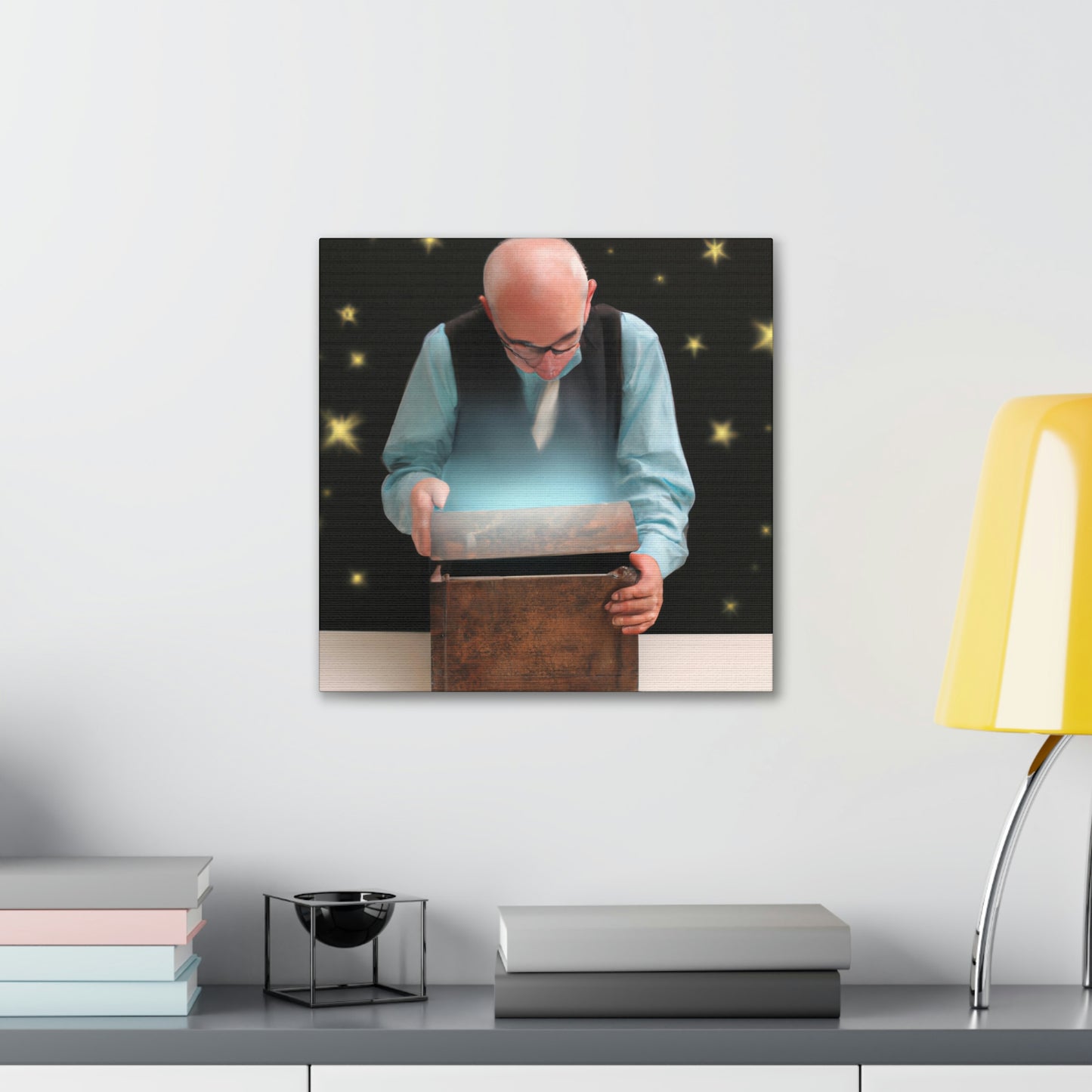 The Magic Box of the Elderly Man - The Alien Canva