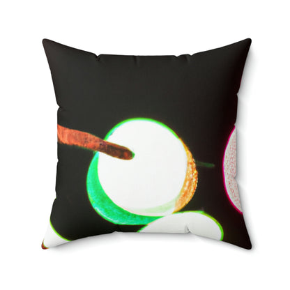 "Dancing in a Starry Shower". - The Alien Square Pillow