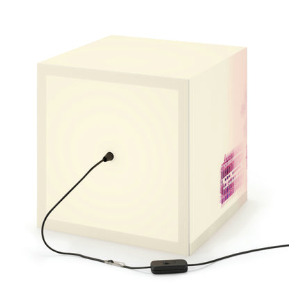 "Ein Schleier des Geheimnisses: Die verlorene Stadt im Nebel." - Die Alien Light Cube Lampe