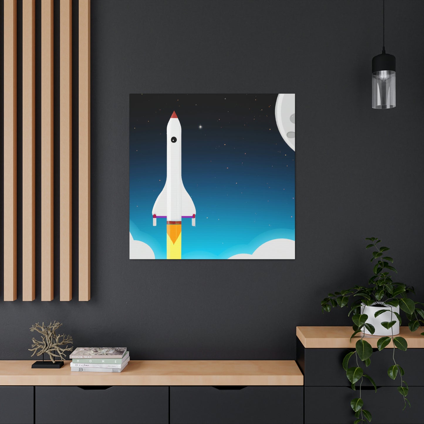 "Exploring the Final Frontier: A Journey to Outer Space" - The Alien Canva