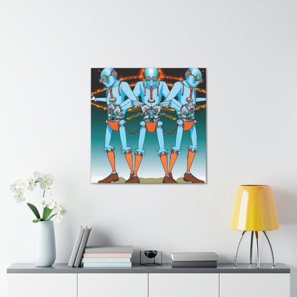 The Revenge of the Robot Twins - The Alien Canva