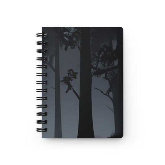 Lost in the Moonlight Forest. - The Alien Spiral Bound Journal