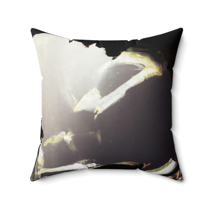 The Mystery of the Forsaken Cave - The Alien Square Pillow