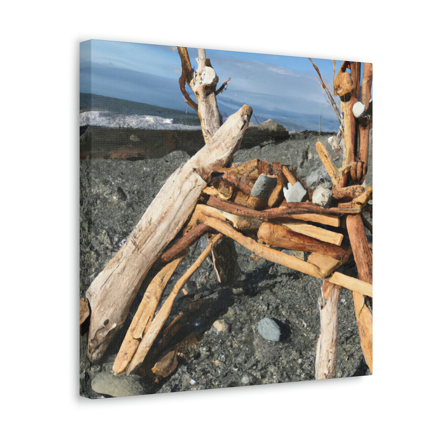 "Driftwood Dreamscape" - Canvas