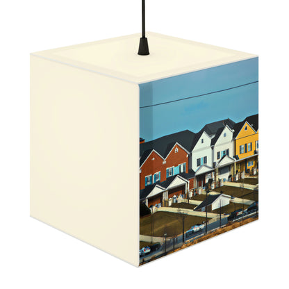 "Suburban Variety: A Palette of Homes" - Die Alien Light Cube Lampe