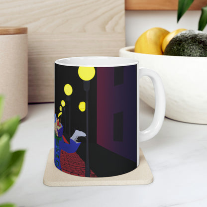 "Alley Star Juggler" - Taza de cerámica The Alien 11 oz