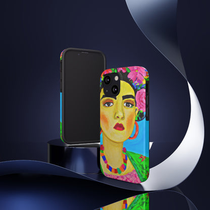 "Fierce and Free: A Frida Kahlo-Inspired Tribute to Mexican Women" - The Alien Tough Phone Cases