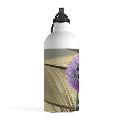 "A Blooming Miracle: Beauty in Chaos" - The Alien Stainless Steel Water Bottle