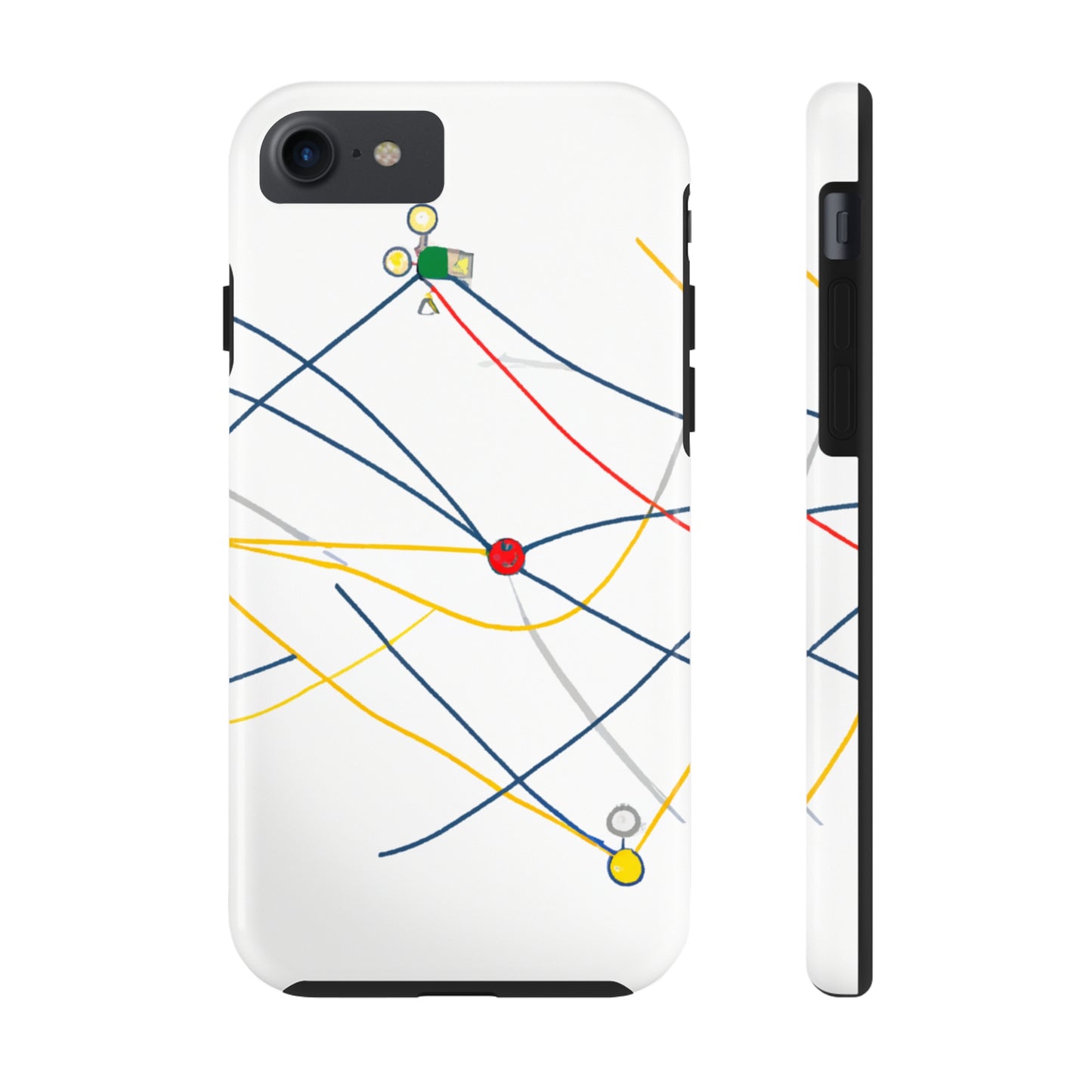 "Exploring the Dynamic Topology: Artful Visualization of a Network Structure." - The Alien Tough Phone Cases