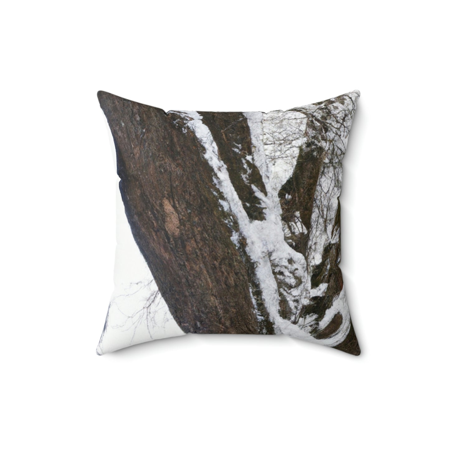 "Winter Wonderland Tree" - The Alien Square Pillow