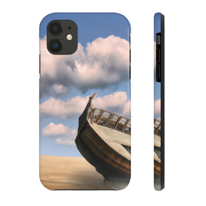 "Ein treibendes Boot: Das verlorene Erbe des Meeres." - Die Alien Tough Phone Cases